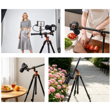 K&F Concept KF31.254 MS-105 - dwusekcyjna, pozioma kolumna centralna - przykład użycia